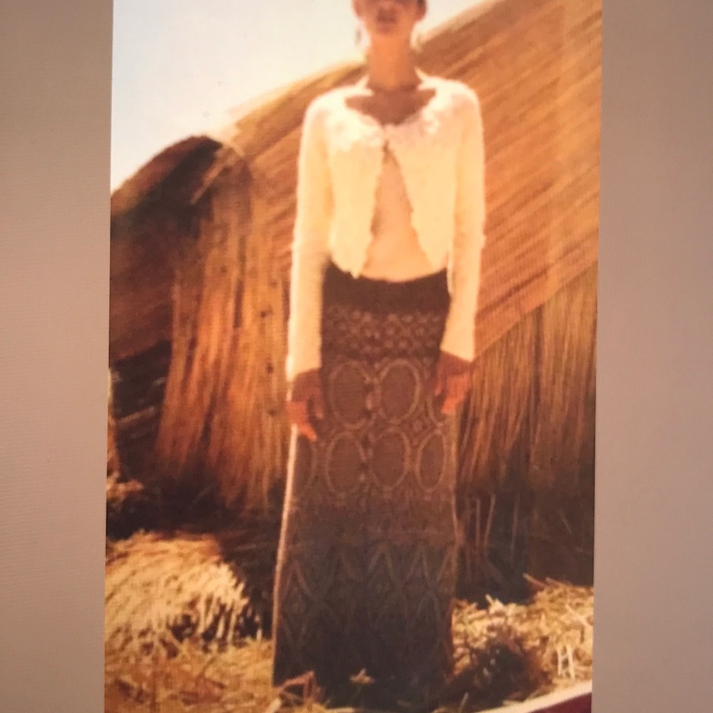 Rare Anthropologie maxi Skirt. Size M